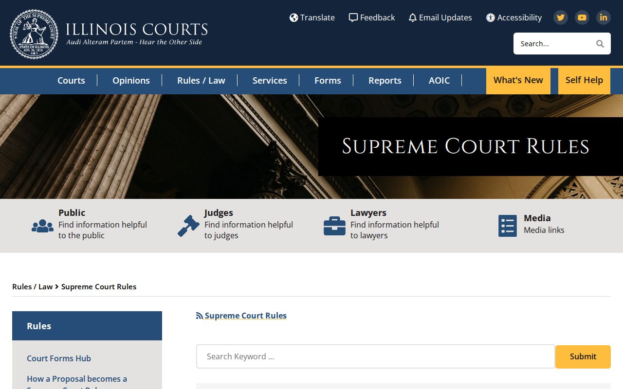 Illinois Supreme Court rules for criminal court case records